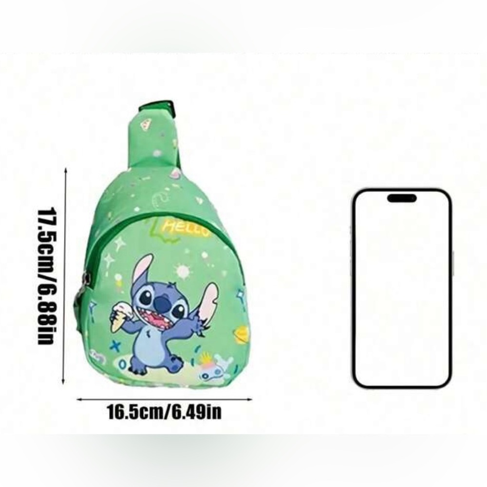 Mini Stitch Sling Backpack -Only Green left - Picture 5 of 5